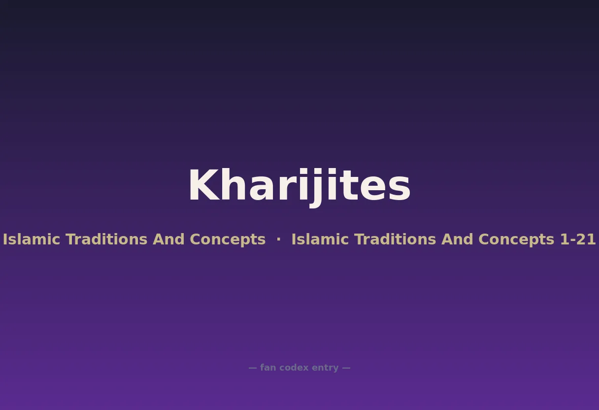 Kharijites